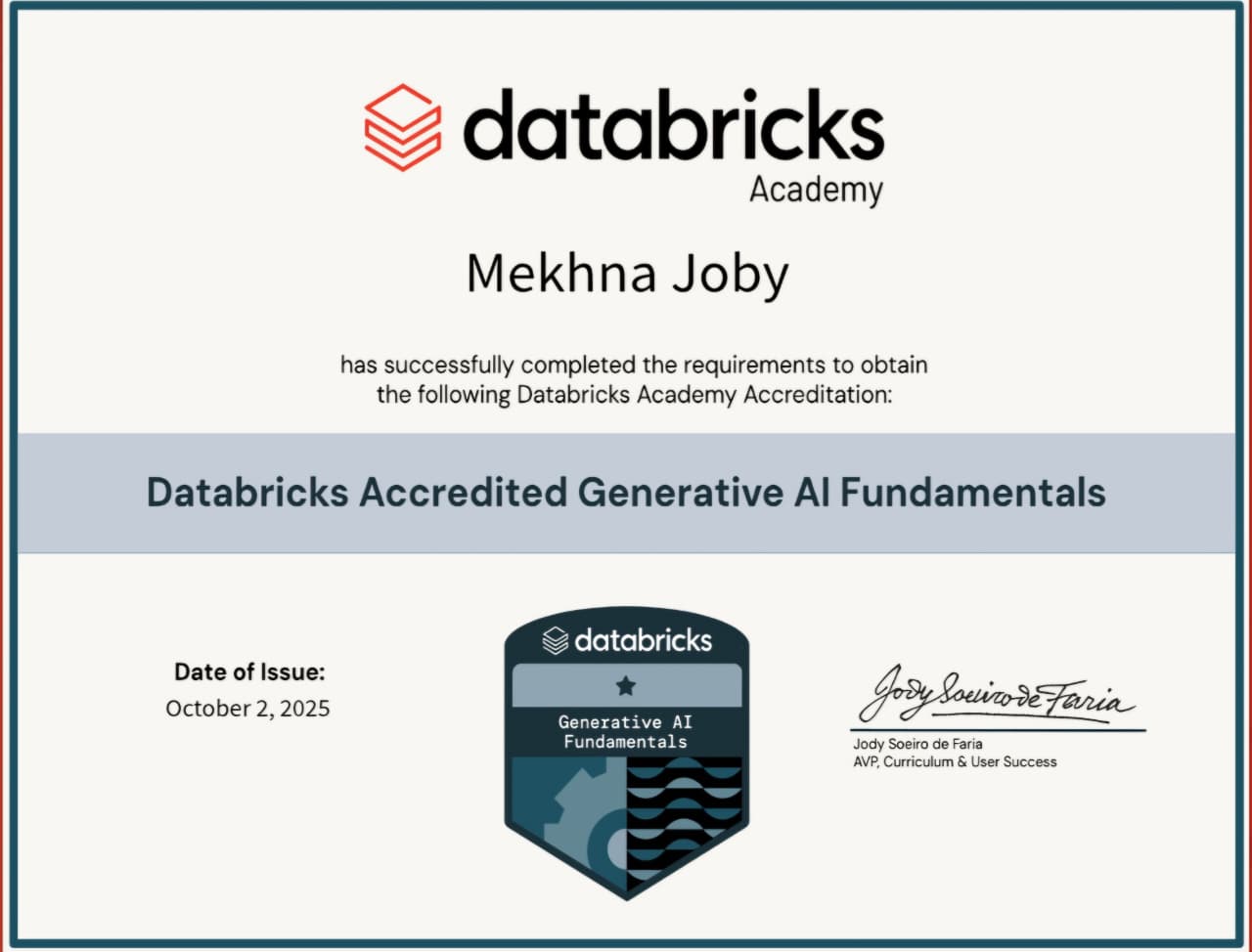 Databricks Generative AI Fundamentals