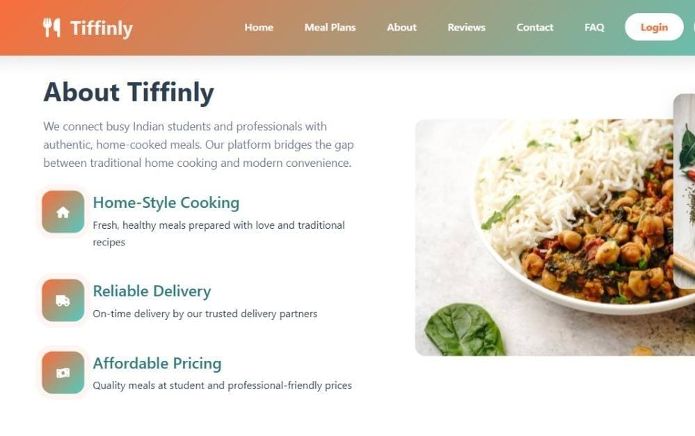 Tiffinly Dashboard