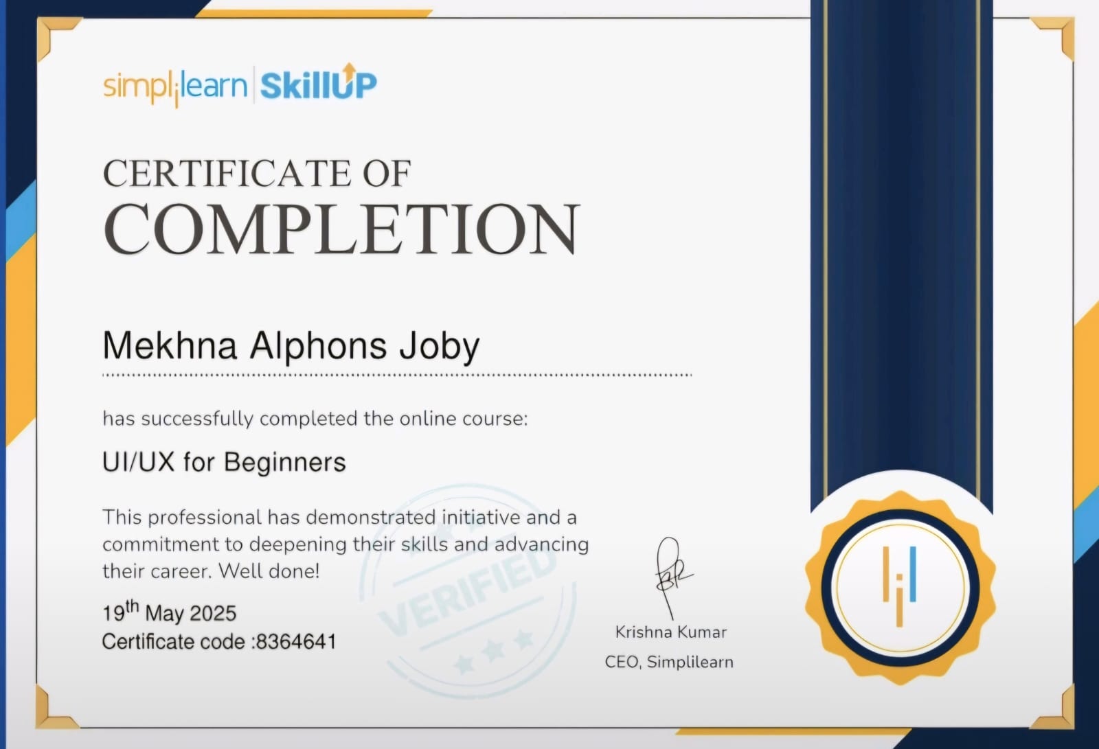 UI/UX for Beginners Certificate